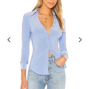 Song of style earnest top in cornflower blue